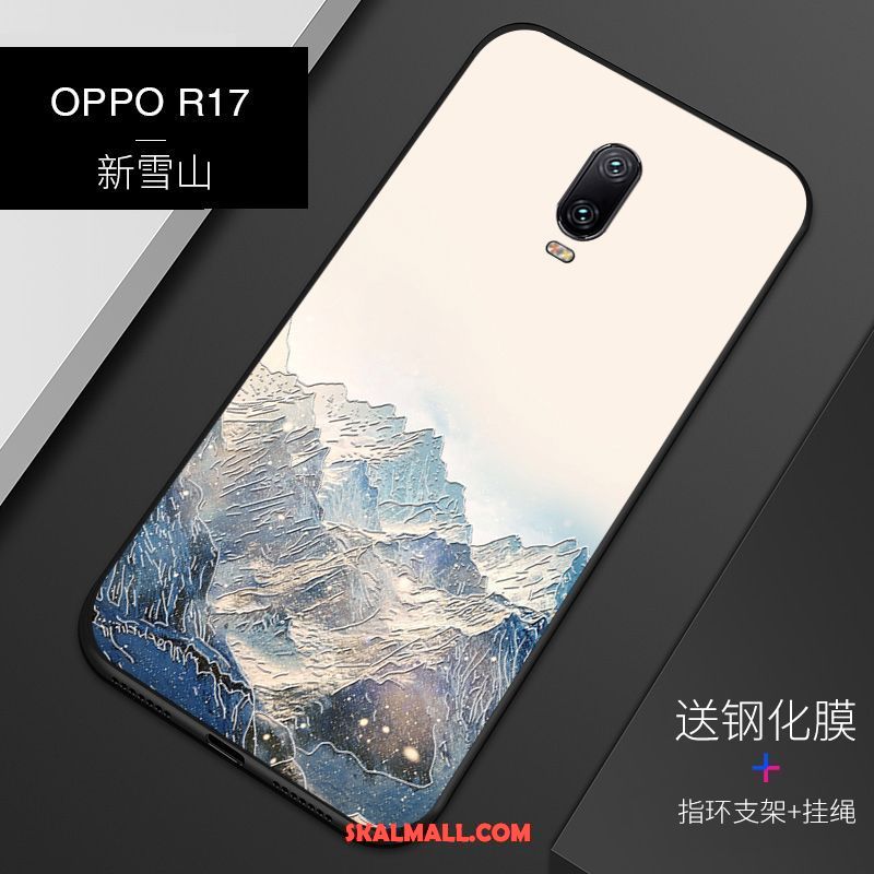 Oppo R17 Skal Mönster Lättnad Anpassa Mobil Telefon Blå Online