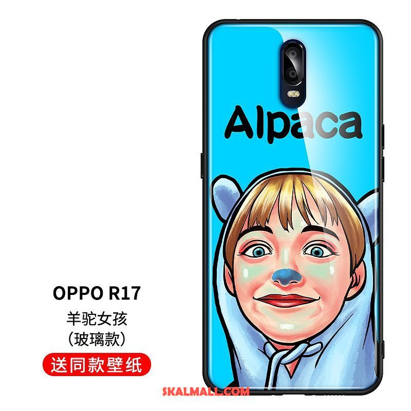 Oppo R17 Skal Skydd Roliga Trend Varumärke Silikon Originalitet Rea