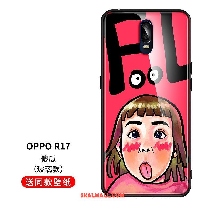 Oppo R17 Skal Skydd Roliga Trend Varumärke Silikon Originalitet Rea