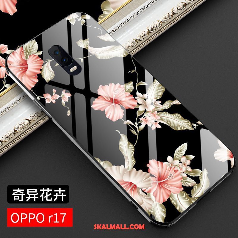 Oppo R17 Skal Slim All Inclusive Svart Mode Trend Varumärke Rea