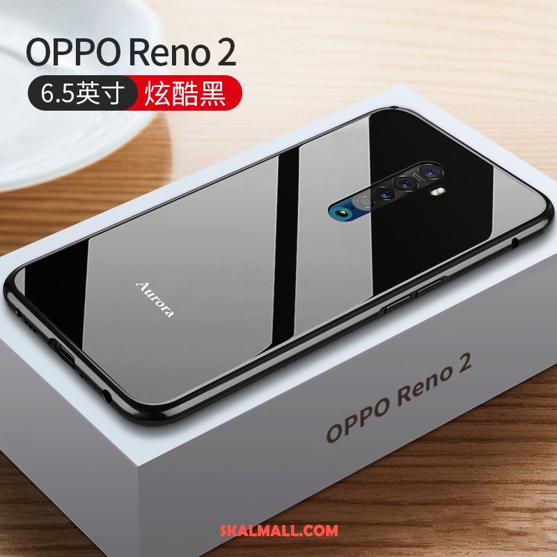 Oppo Reno 2 Skal Ny Slim Metall Glas All Inclusive Fodral Online