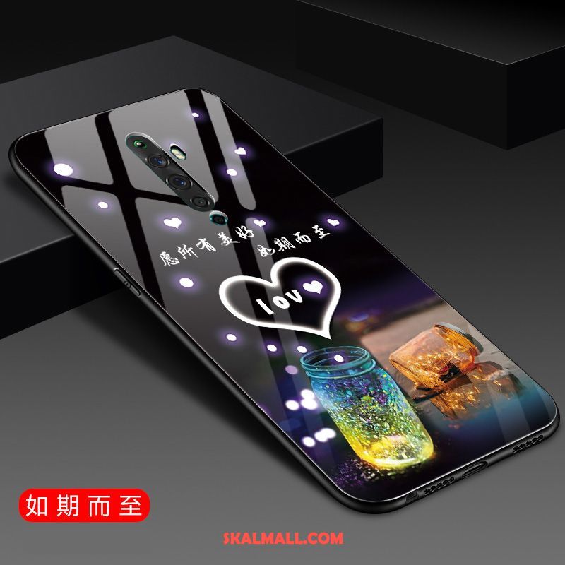 Oppo Reno 2 Z Skal Glas Fallskydd Hård Mobil Telefon Trend Fodral Billigt