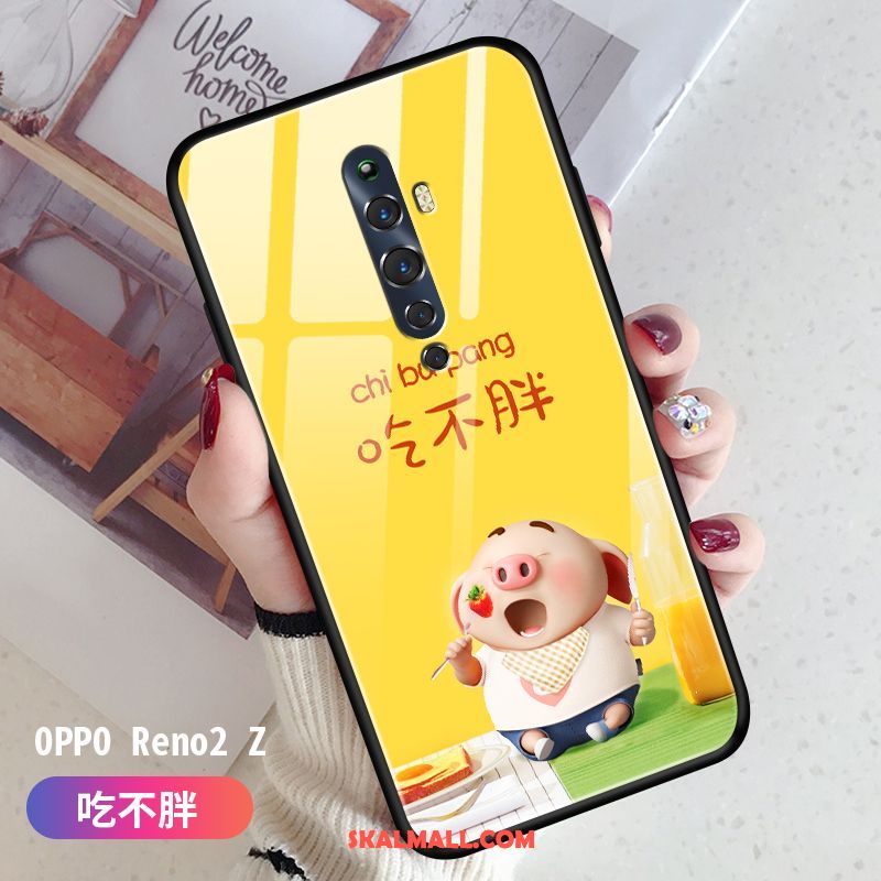 Oppo Reno 2 Z Skal Vacker Fallskydd Härdning Personlighet Trend Varumärke Till Salu