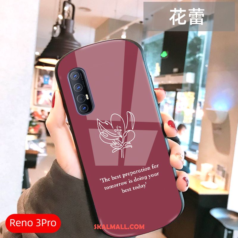 Oppo Reno 3 Pro Skal Fallskydd All Inclusive Gul Mobil Telefon Liten Billigt