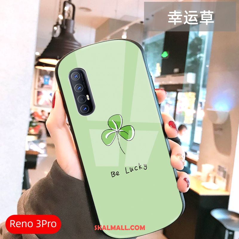 Oppo Reno 3 Pro Skal Fallskydd All Inclusive Gul Mobil Telefon Liten Billigt