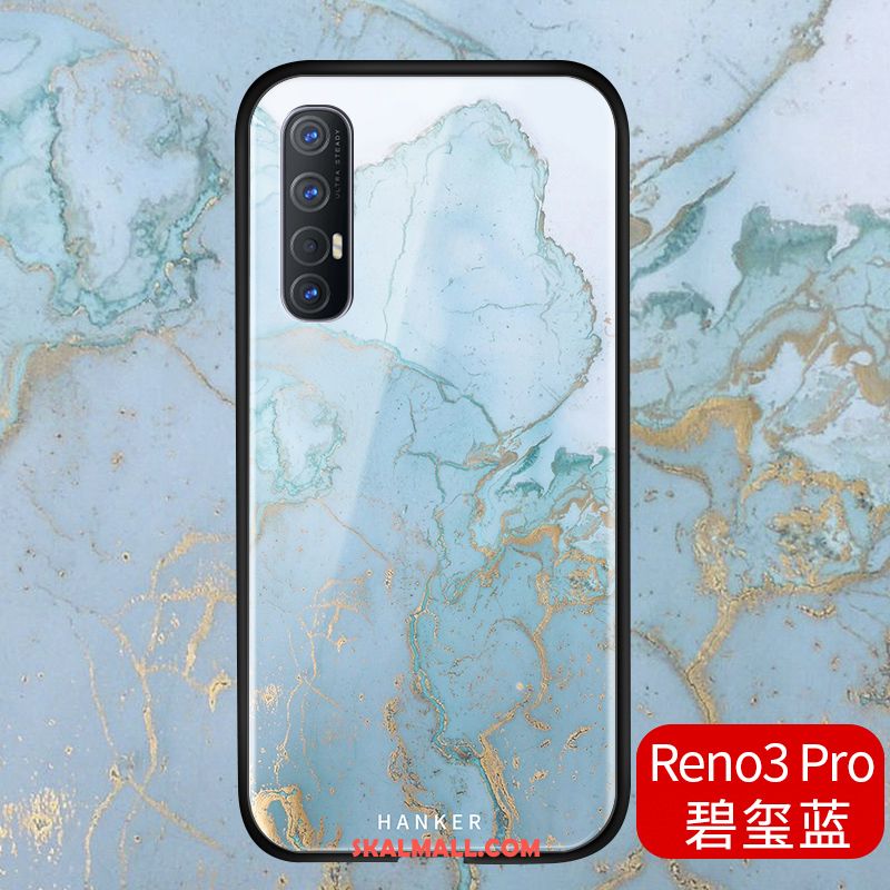 Oppo Reno 3 Pro Skal Personlighet Mobil Telefon Mjuk Glas Net Red Fodral Billiga