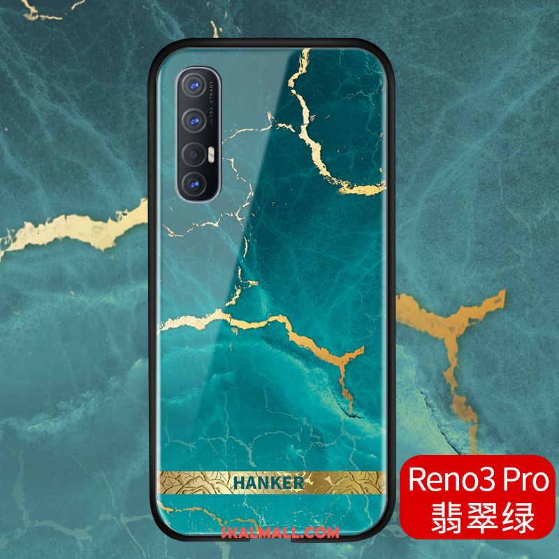 Oppo Reno 3 Pro Skal Personlighet Mobil Telefon Mjuk Glas Net Red Fodral Billiga