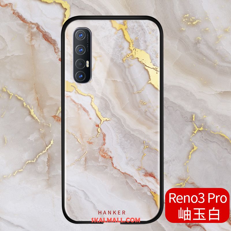 Oppo Reno 3 Pro Skal Personlighet Mobil Telefon Mjuk Glas Net Red Fodral Billiga