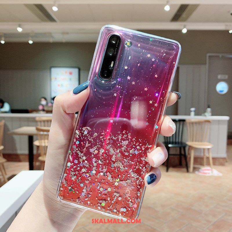 Oppo Reno 3 Skal Svart Ljust Trend Varumärke Ny Fallskydd Billigt