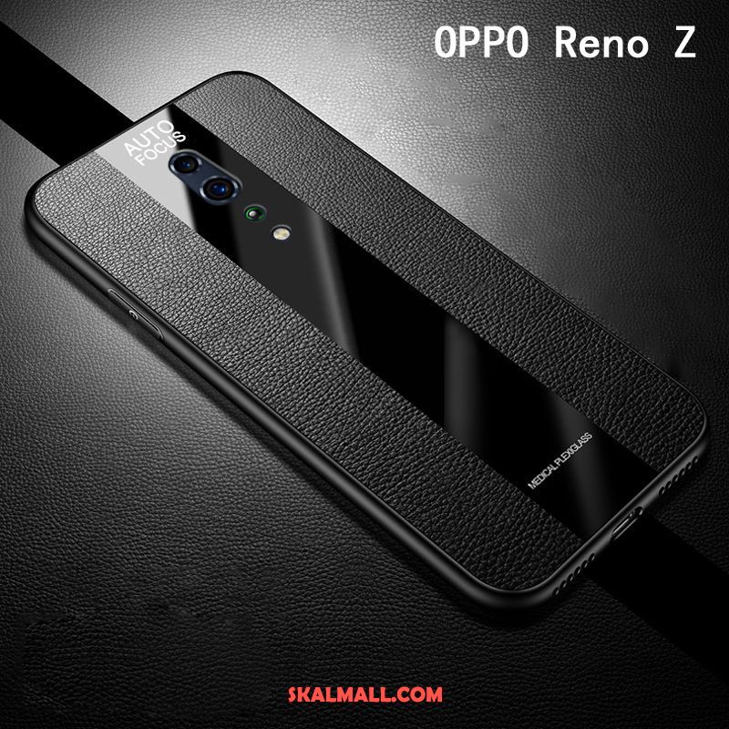 Oppo Reno Z Skal Mobil Telefon Net Red Slim Härdning Skärmskydd Film Fodral Rea