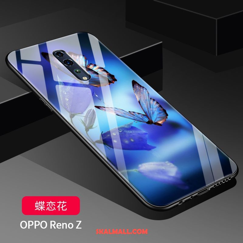 Oppo Reno Z Skal Silikon Skydd Stjärna Skärmskydd Film Fallskydd Billiga