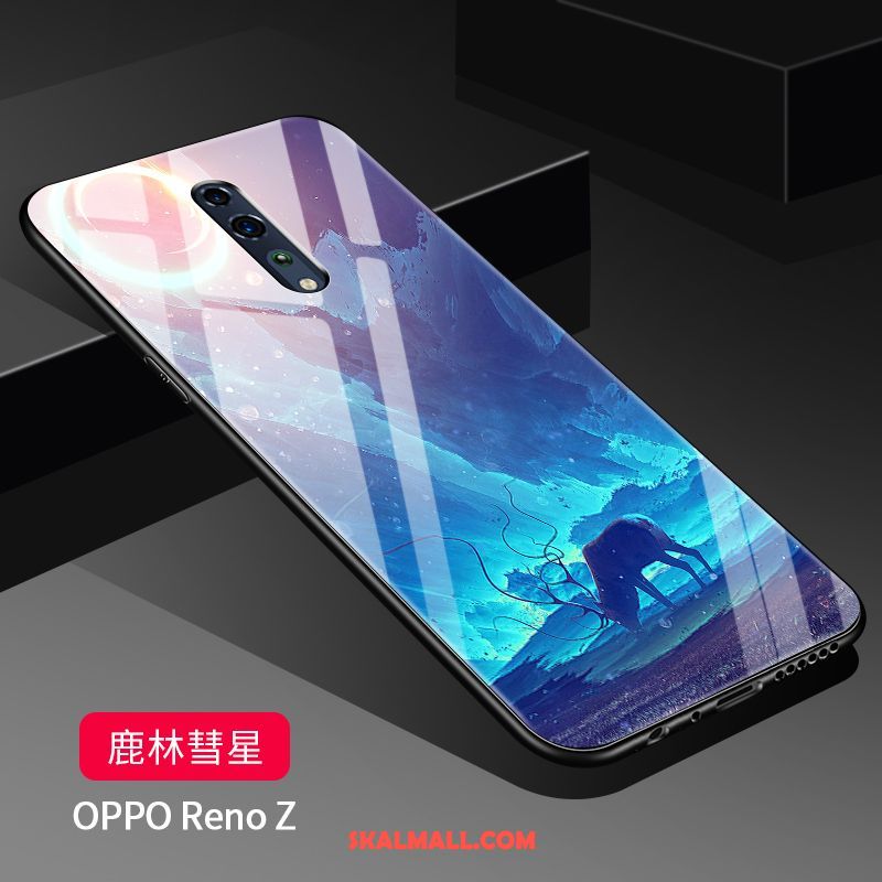 Oppo Reno Z Skal Silikon Skydd Stjärna Skärmskydd Film Fallskydd Billiga