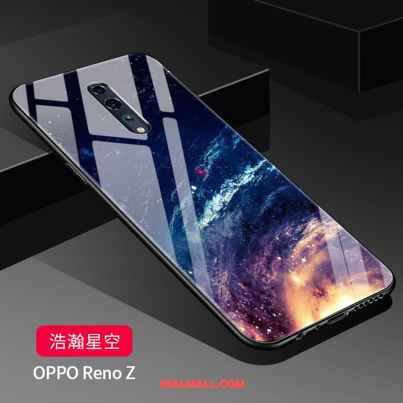 Oppo Reno Z Skal Silikon Skydd Stjärna Skärmskydd Film Fallskydd Billiga