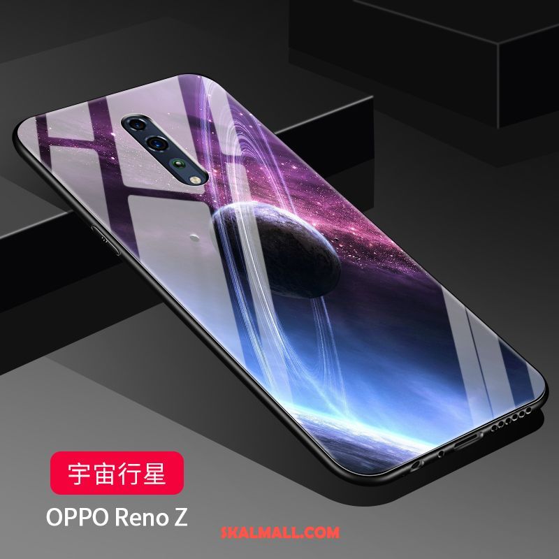 Oppo Reno Z Skal Silikon Skydd Stjärna Skärmskydd Film Fallskydd Billiga