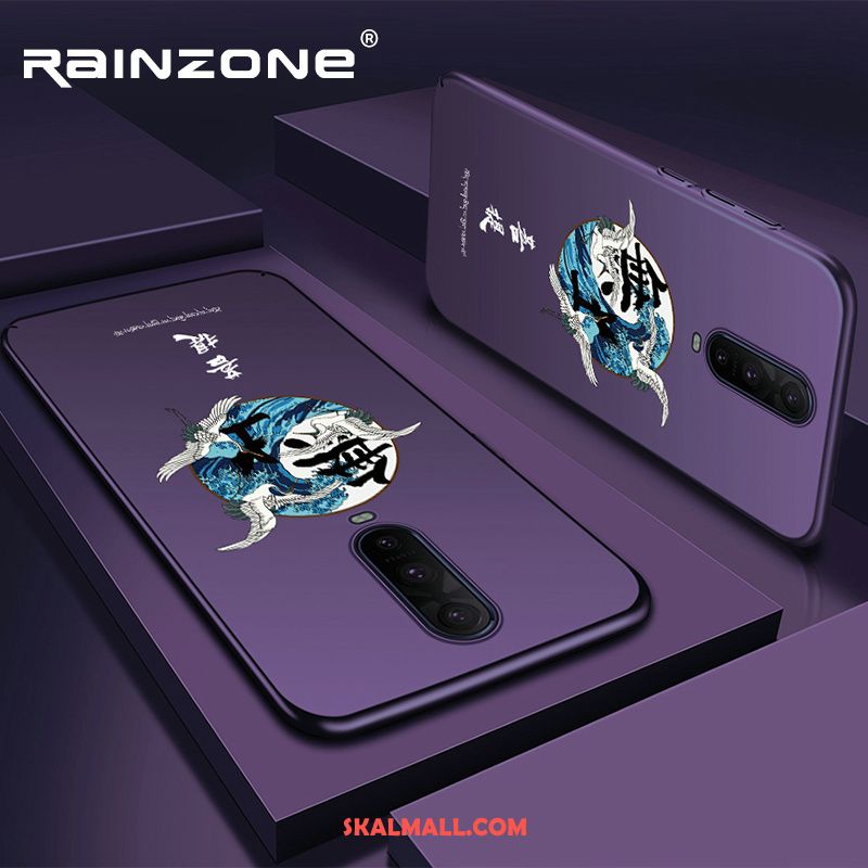 Oppo Rx17 Pro Skal Mobil Telefon Fallskydd Net Red Blå Trend Varumärke Fodral Billig