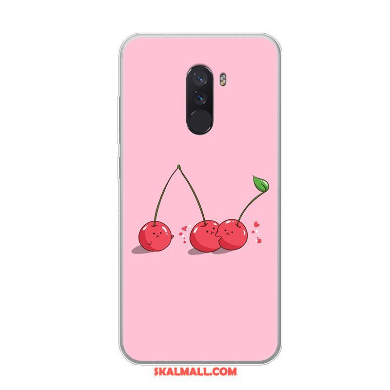 Pocophone F1 Skal Mobil Telefon Rosa Mjuk Kyla Tecknat Fodral Butik