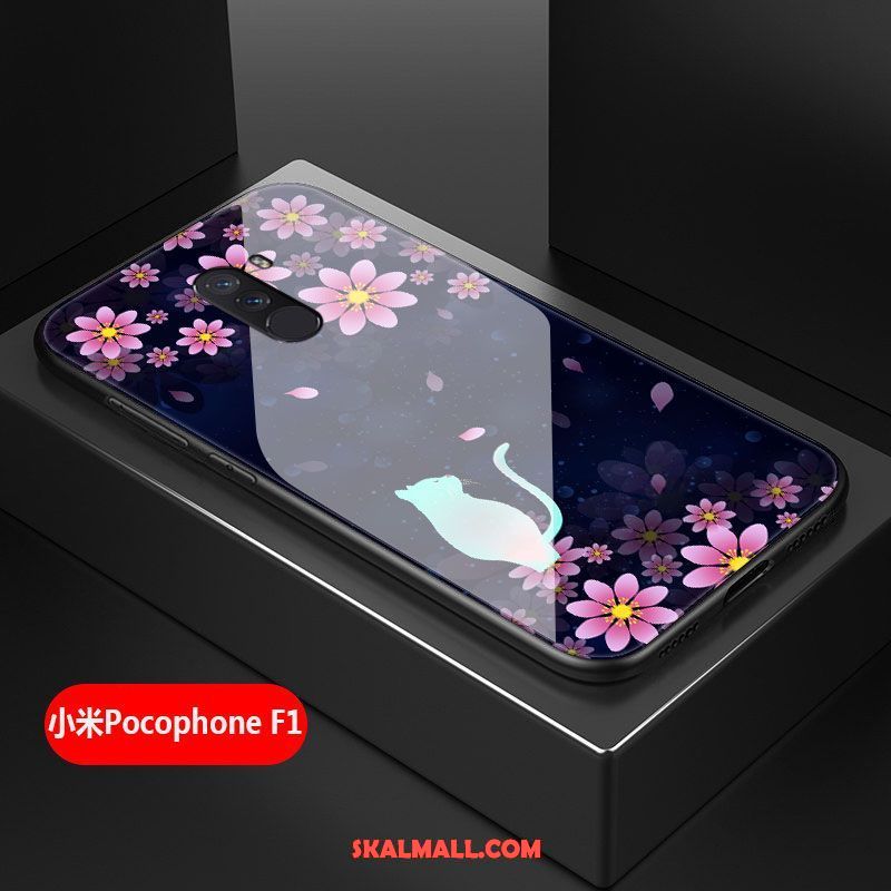 Pocophone F1 Skal Mode Glas All Inclusive Personlighet Mobil Telefon Billig