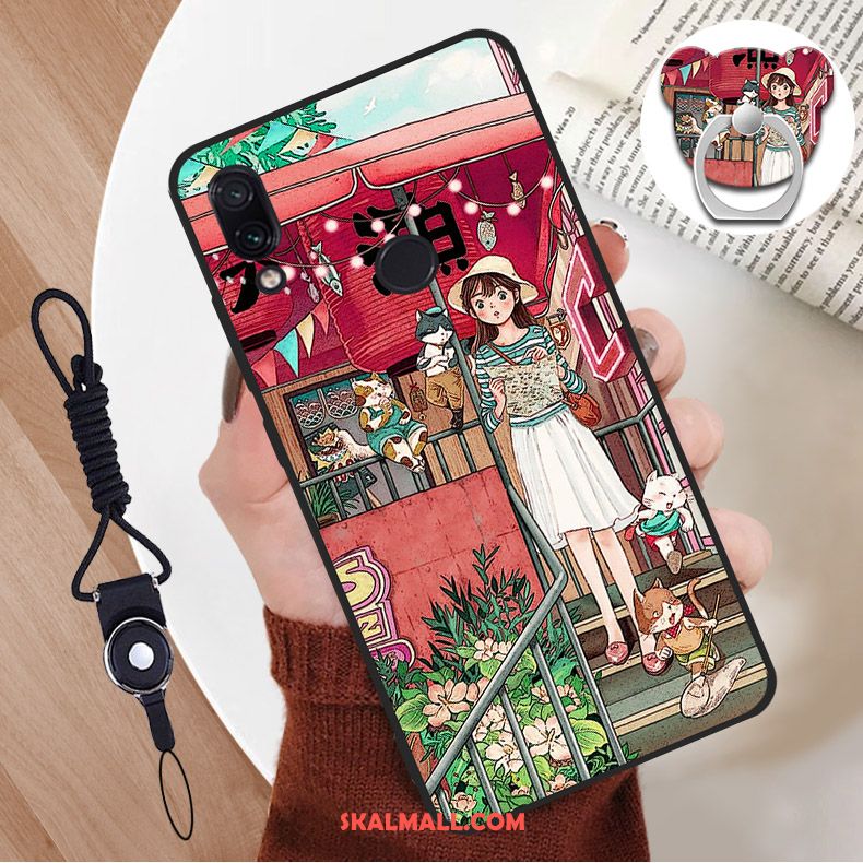 Redmi 7 Skal Röd Personlighet Skydd Liten Hängsmycken Fodral Billiga