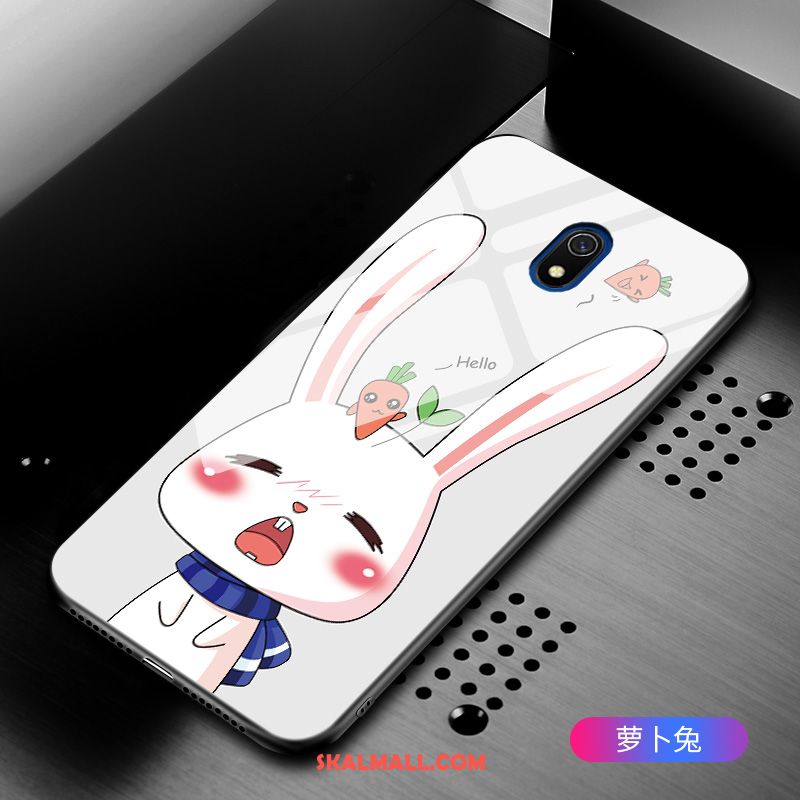 Redmi 8a Skal Tecknat Gul Mobil Telefon Trend Varumärke Glas Fodral Billig