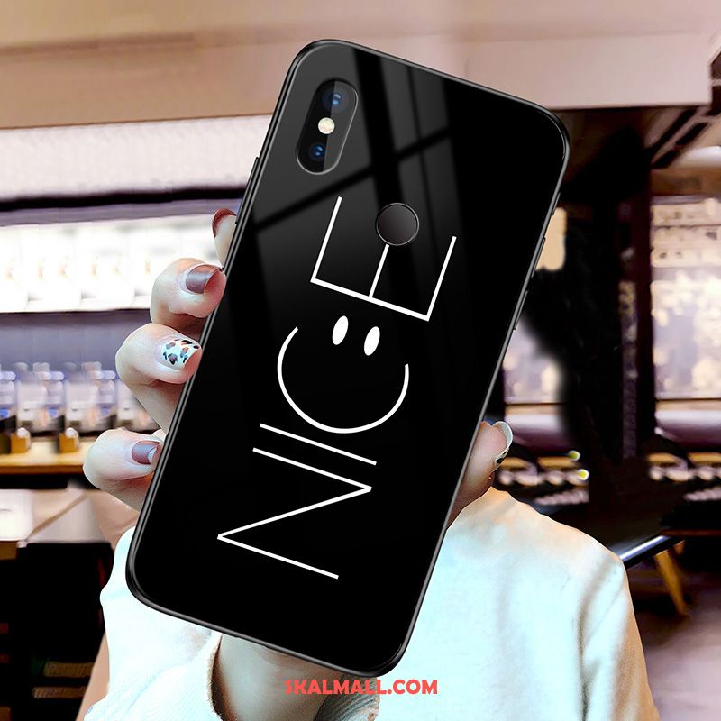 Redmi Note 6 Pro Skal Vit Fallskydd Röd Glas Mobil Telefon Köpa