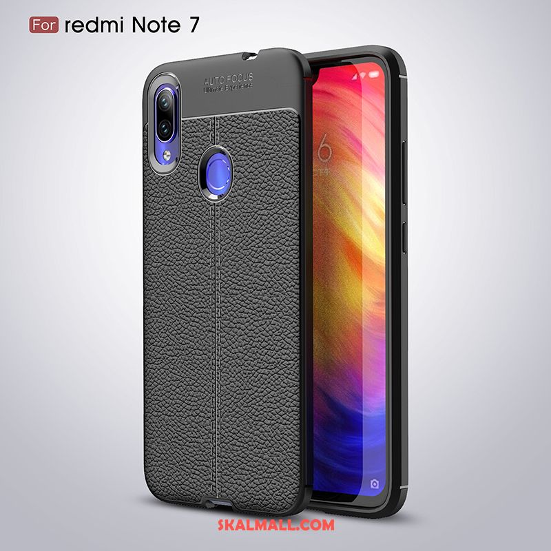 Redmi Note 7 Skal Kreativa Fallskydd Bakre Omslag Grå Trend Till Salu