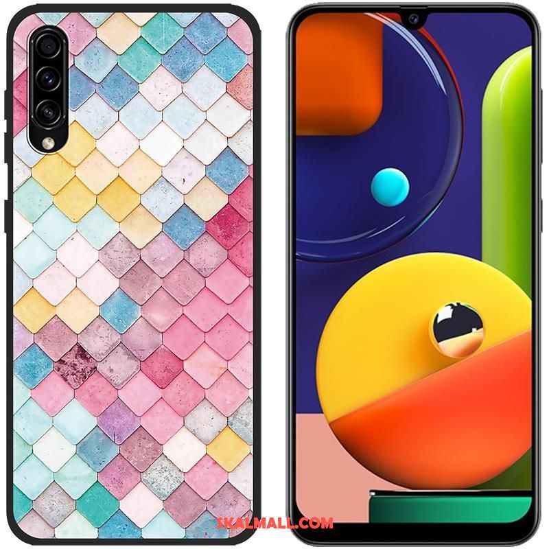 Samsung Galaxy A30s Skal Fallskydd Duk Silikon Mobil Telefon Tecknat Fodral Till Salu