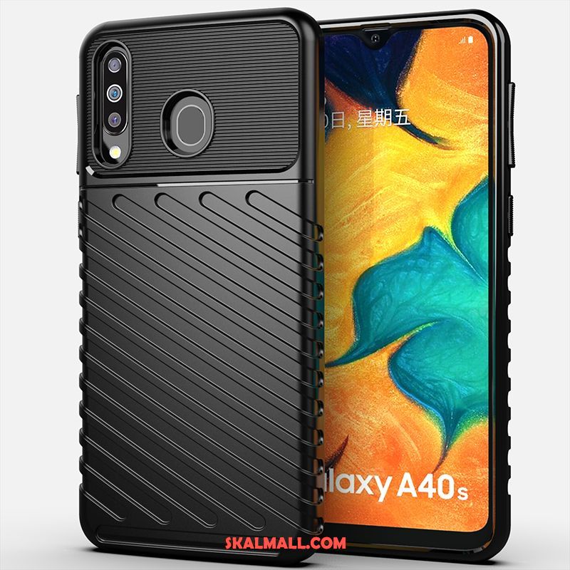 Samsung Galaxy A40s Skal Fallskydd Mobil Telefon Enkel Svart Stjärna Fodral Online