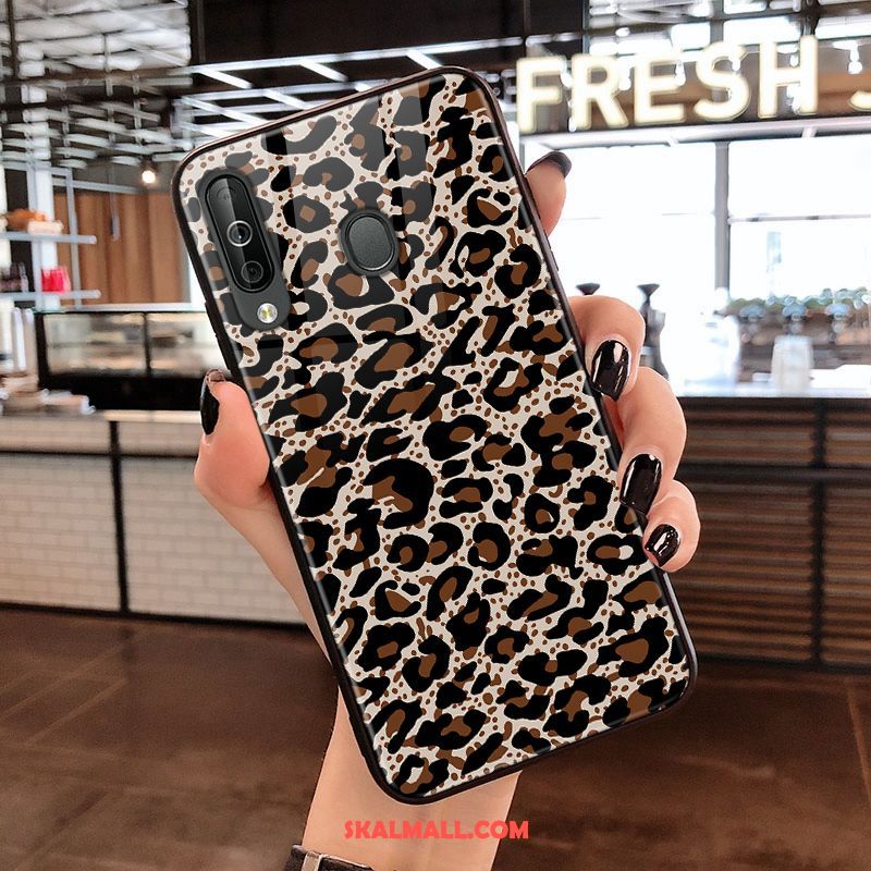 Samsung Galaxy A40s Skal Leopard Glas All Inclusive Mjuk Mobil Telefon Rabatt