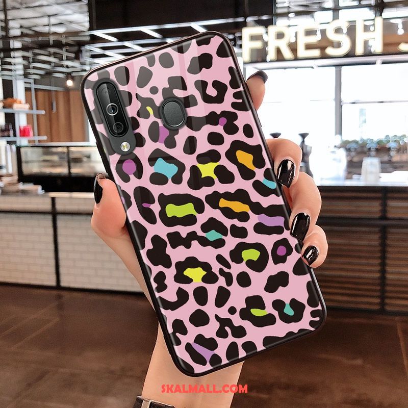 Samsung Galaxy A40s Skal Leopard Glas All Inclusive Mjuk Mobil Telefon Rabatt