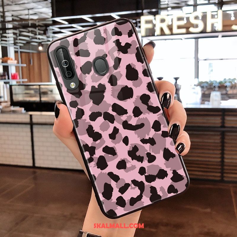 Samsung Galaxy A40s Skal Leopard Glas All Inclusive Mjuk Mobil Telefon Rabatt