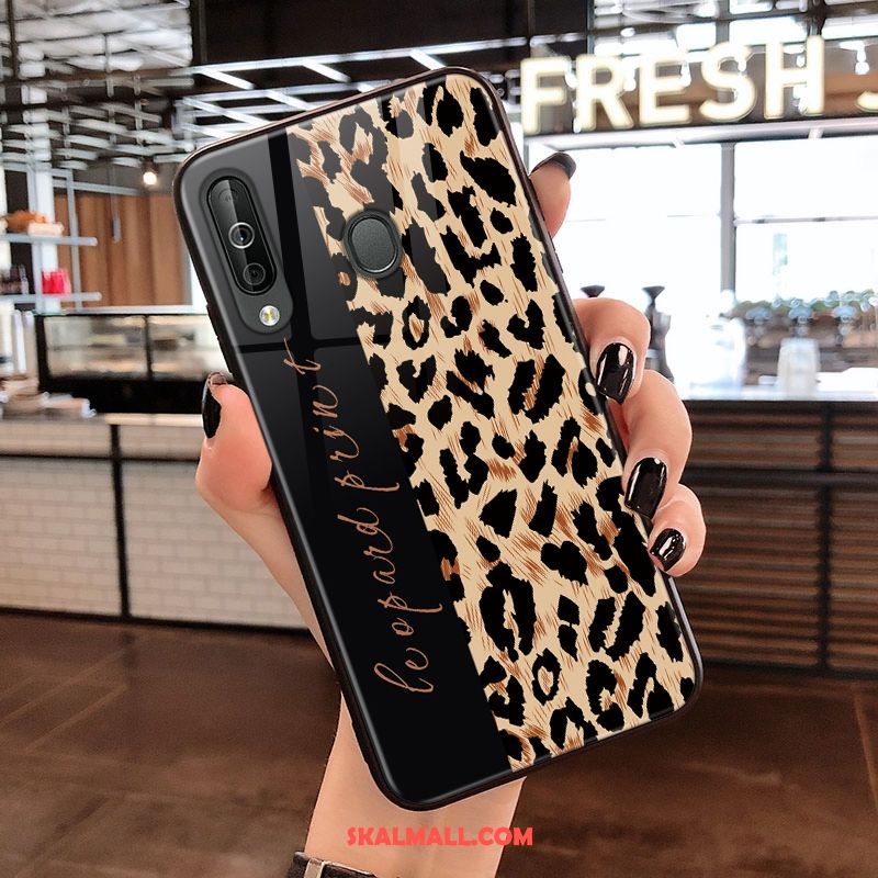 Samsung Galaxy A40s Skal Leopard Glas All Inclusive Mjuk Mobil Telefon Rabatt