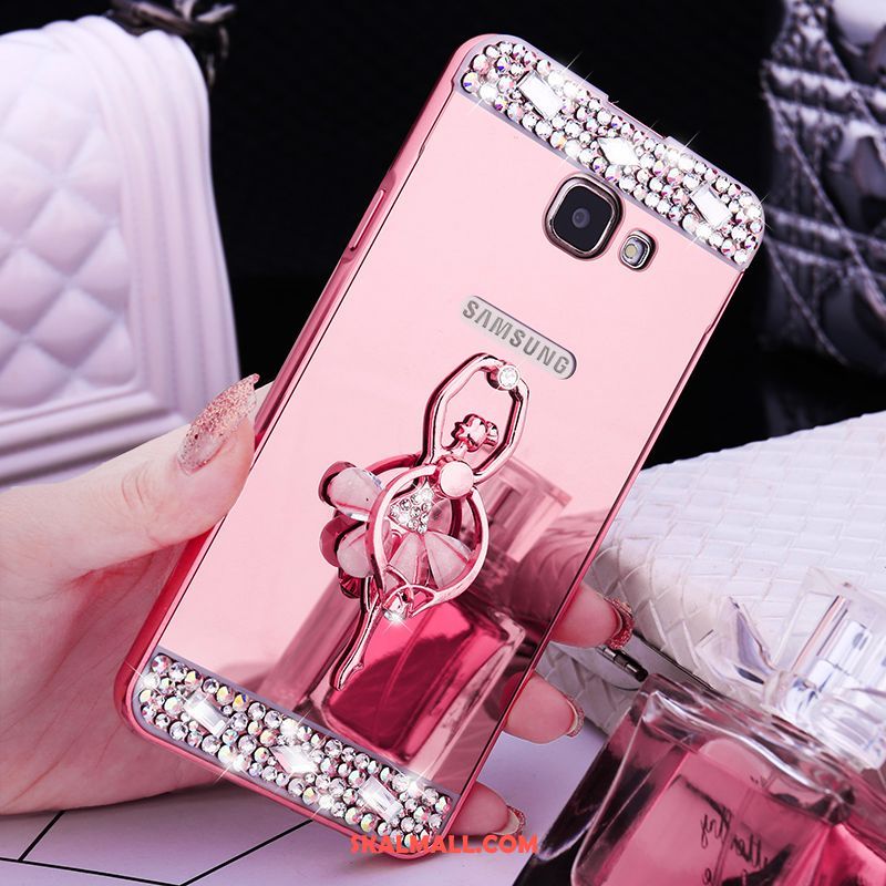 Samsung Galaxy A5 2016 Skal Strass Rosa Mobil Telefon Frame Stjärna Billiga