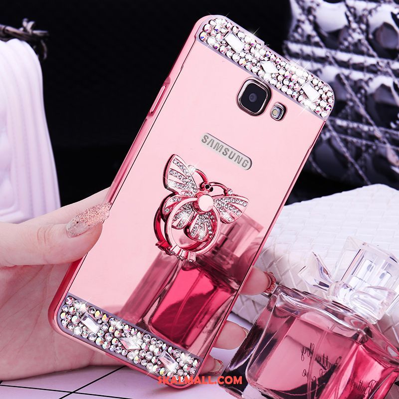 Samsung Galaxy A5 2016 Skal Strass Rosa Mobil Telefon Frame Stjärna Billiga