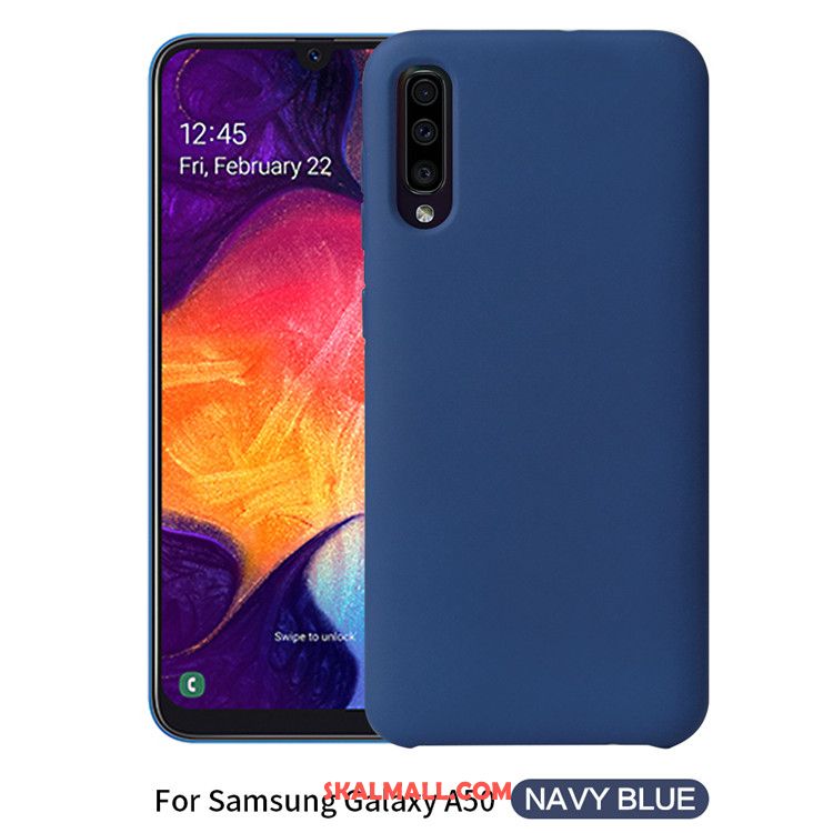 Samsung Galaxy A50 Skal Enkel Fallskydd Stjärna Solid Färg Mobil Telefon Rea