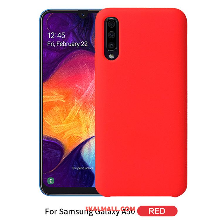 Samsung Galaxy A50 Skal Enkel Fallskydd Stjärna Solid Färg Mobil Telefon Rea