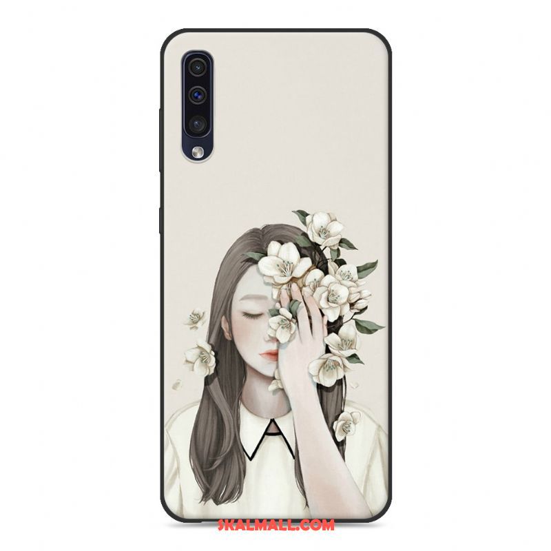 Samsung Galaxy A50s Skal Kreativa Rosa Trend Skydd Silikon Fodral Billig