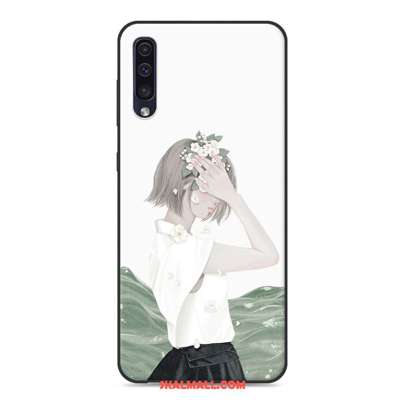 Samsung Galaxy A50s Skal Kreativa Rosa Trend Skydd Silikon Fodral Billig