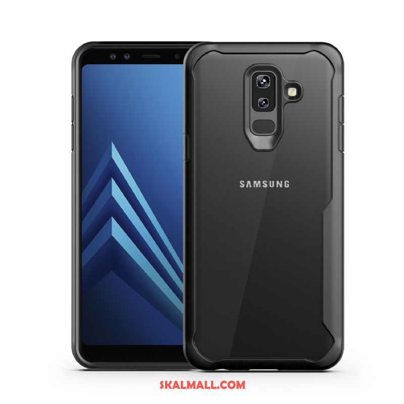 Samsung Galaxy A6+ Skal Fallskydd Mobil Telefon Röd Stjärna Silikon Köpa