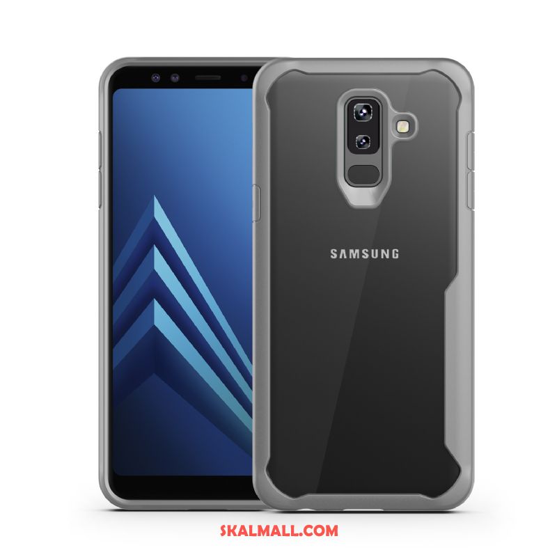 Samsung Galaxy A6+ Skal Fallskydd Mobil Telefon Röd Stjärna Silikon Köpa