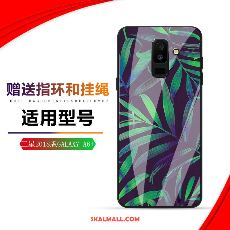Samsung Galaxy A6 Skal Grön Skydd Trend Glas Personlighet Till Salu