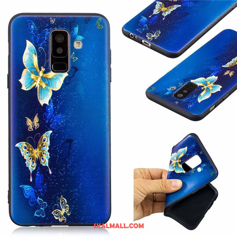 Samsung Galaxy A6+ Skal Skydd Silikon Vacker Stjärna Fallskydd Rea