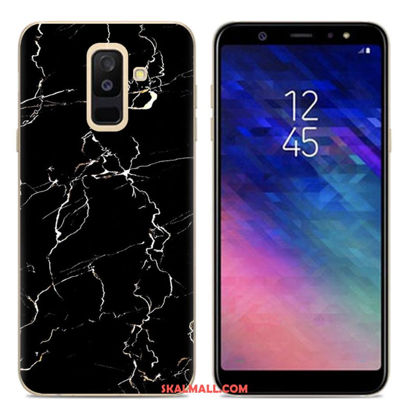 Samsung Galaxy A6+ Skal Transparent Färg Silikon Målade Mobil Telefon Fodral Billigt