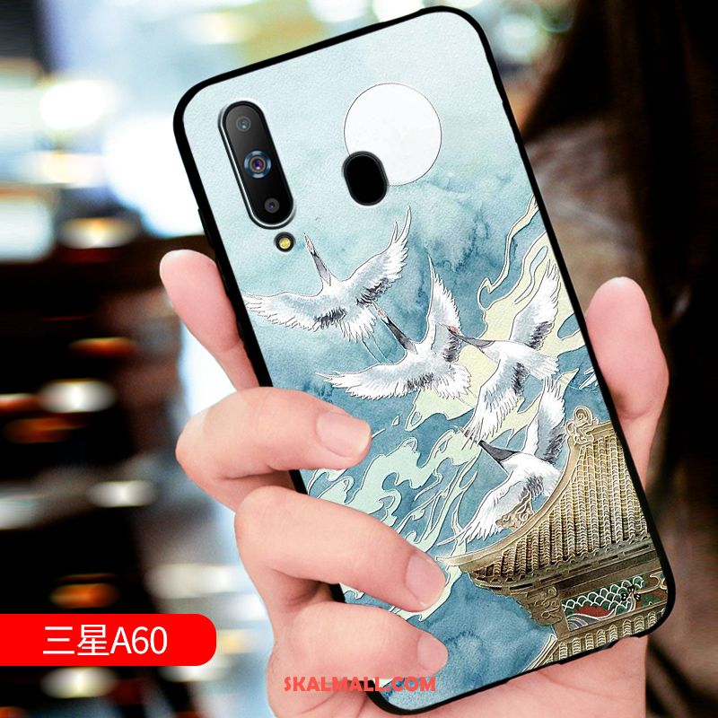 Samsung Galaxy A60 Skal Mobil Telefon Anpassa Skydd Röd Stjärna På Nätet