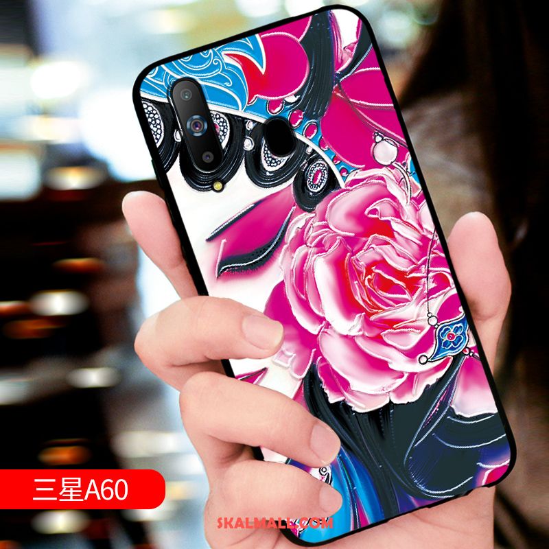 Samsung Galaxy A60 Skal Skydd Blå Stjärna Fallskydd Lättnad Rea