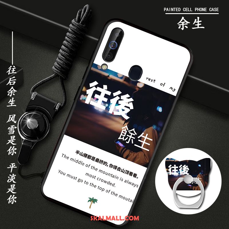 Samsung Galaxy A60 Skal Skydd Mjuk Support Net Red Purpur Fodral Billig