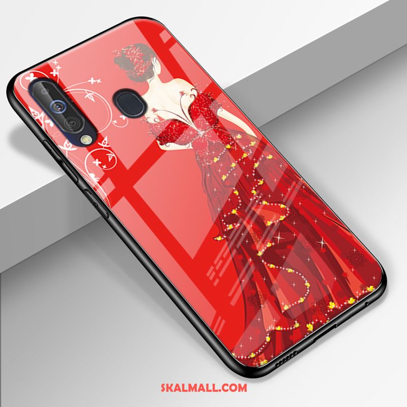 Samsung Galaxy A60 Skal Skydd Net Red Silikon Anpassa All Inclusive Rea