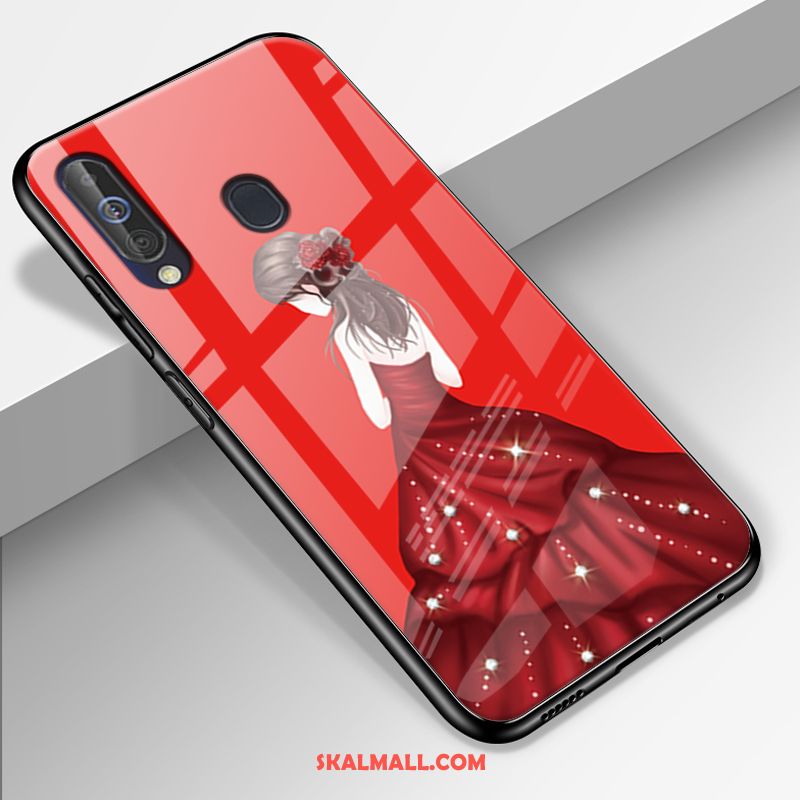 Samsung Galaxy A60 Skal Skydd Net Red Silikon Anpassa All Inclusive Rea