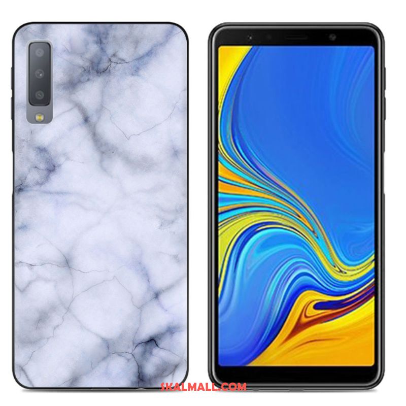 Samsung Galaxy A7 2018 Skal Färg Målade Mobil Telefon Fallskydd Kreativa Rea