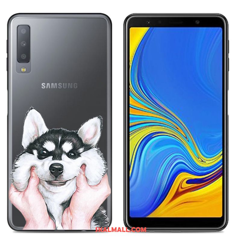 Samsung Galaxy A7 2018 Skal Färg Målade Mobil Telefon Fallskydd Kreativa Rea