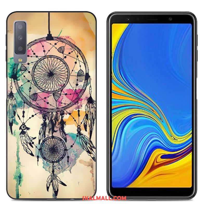 Samsung Galaxy A7 2018 Skal Färg Målade Mobil Telefon Fallskydd Kreativa Rea